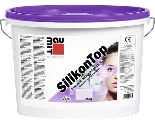 Tencuiala decorativa siliconica Baumit SilikonTop 25 kg